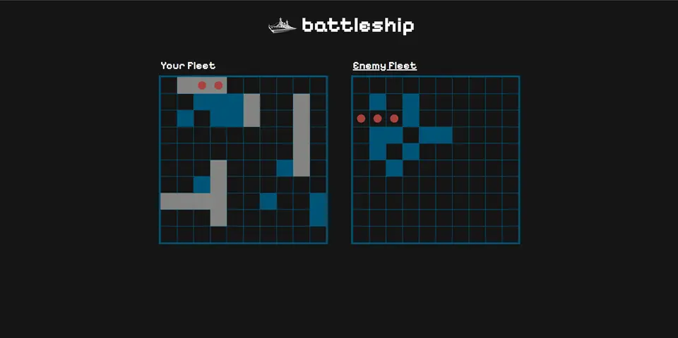 Battleship project screenshot